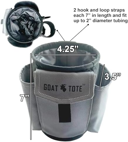 Bolsa de Movilidad Goat Tote con Soporte para Taza para Rollator, Andadera o Silla de Ruedas Easy To Use Products 765 - imagen 7