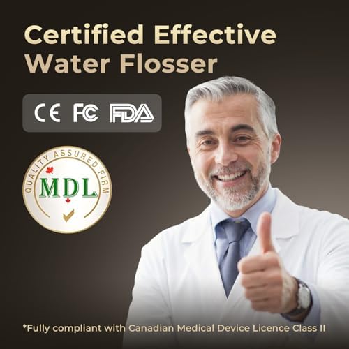 Hilo Dental Bezvoi, Irrigador Portátil Sin Cable, 5 Modos, Batería de 40 Días, Tanque Removible, Ideal para Brackets y Encías Sensibles, Negro - imagen 2
