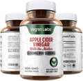 Cápsulas de Vinagre de Sidra de Manzana Vegan Labs con La Madre - 180 Cápsulas Veganas, 1600MG por Porción - 100% Natural, Apoya Digestión, Keto, - imagen 1