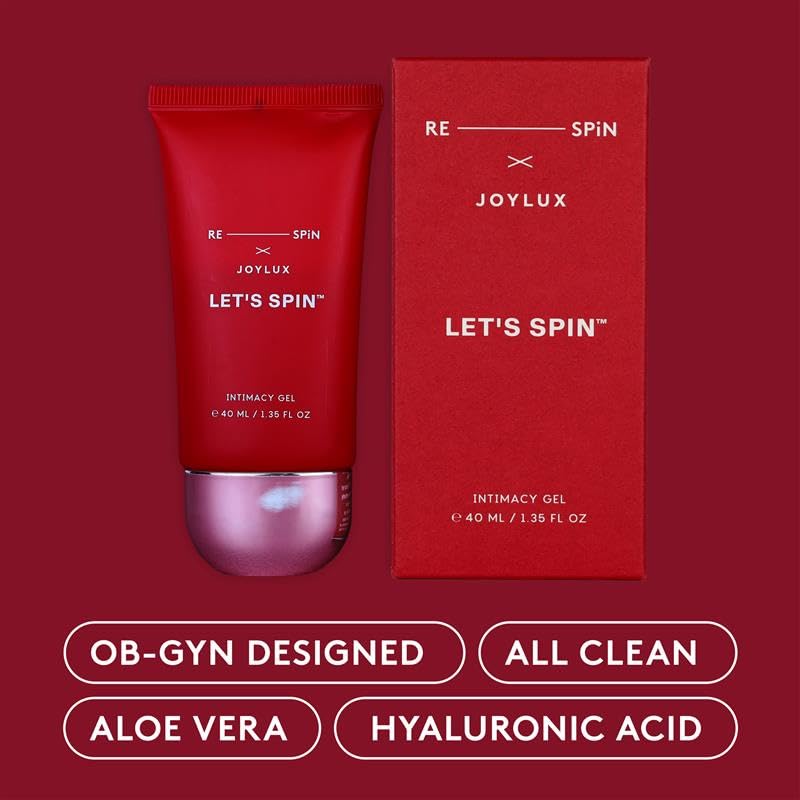 Gel Hidratante Joylux Mini LET’S SPIN™ a Base de Agua | Suavizante y Humectante | Con Ácido Hialurónico y Aloe Vera (1.35 fl oz) - imagen 2