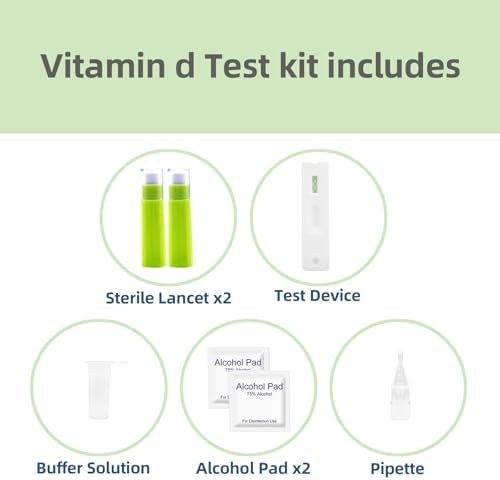 Kit de Prueba de Vitamina D en Casa, Resultados Altamente Precisos, Fácil de Leer y Usar - imagen 3