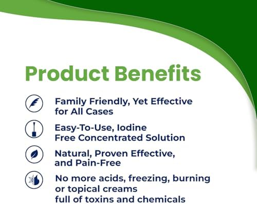 Naturasil Eliminador de Verrugas para Niños y Adultos | Fórmula Tópica a Base de Plantas con Thuja, Árbol de Té y Aceite de Ricino | Suave y Sin Yodo - imagen 2