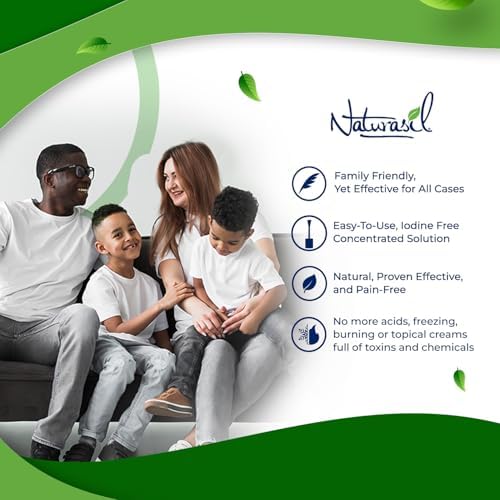 Naturasil Eliminador de Verrugas para Niños y Adultos | Fórmula Tópica a Base de Plantas con Thuja, Árbol de Té y Aceite de Ricino | Suave y Sin Yodo - imagen 7