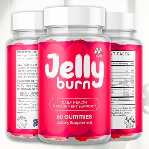 Gomitas Jelly Burn, Suplementos Vitaminicos Naturales para Salud y Bienestar, Fórmula Avanzada, Máxima Potencia (60 Gomitas) - imagen 2