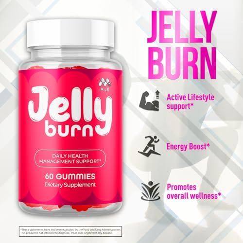 Gomitas Jelly Burn, Suplementos Vitaminicos Naturales para Salud y Bienestar, Fórmula Avanzada, Máxima Potencia (60 Gomitas) - imagen 4