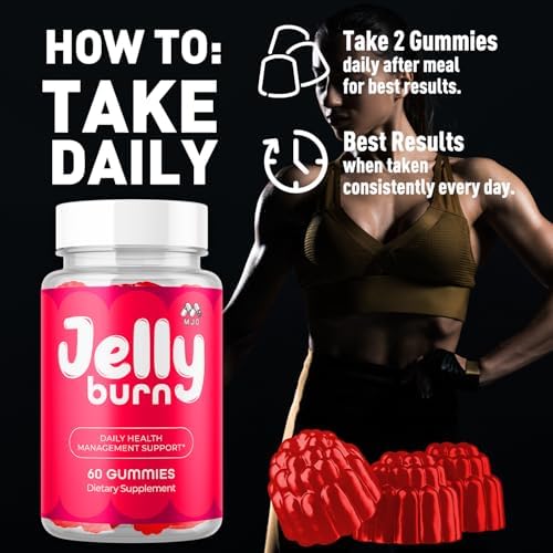 Gomitas Jelly Burn, Suplementos Vitaminicos Naturales para Salud y Bienestar, Fórmula Avanzada, Máxima Potencia (60 Gomitas) - imagen 5