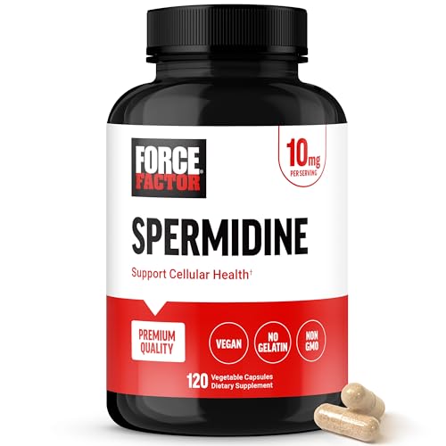 Suplementos de Spermidina Force Factor para Mujeres y Hombres, Antioxidantes para Longevidad y Salud Celular, Vegano, Sin Gelatina, No GMO, 120 - imagen 2