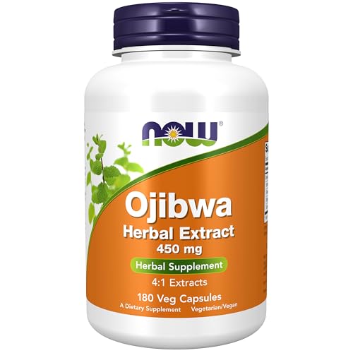 NOW Suplementos, Extracto Herbal Ojibwa 450 mg, 180 Cápsulas Veganas - imagen 3