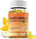 Gomitas de Ajo Aged NutriVivency, 500mg, Sin Olor, Suplementos Veganos y Sin Azúcar, Sabor Piña, 60 Gomitas - imagen 1