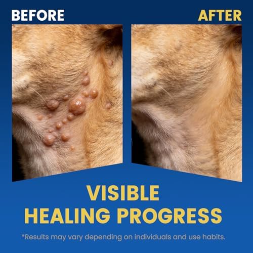 Removedor de Verrugas para Perros VEINATN con Cepillo Integrado, Fórmula Natural para Eliminar Verrugas y Etiquetas de Piel, Sanación Sin Cicatrices, - imagen 3