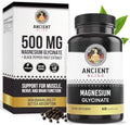 Suplemento de Magnesio Glycinate Ancient Bliss para Músculos y Nervios, Apoyo Digestivo e Inmunológico, 60 Cápsulas para Hombres y Mujeres - imagen 1
