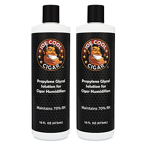 Solución de Propilenglicol Joe Cool para Humidores de Cigarros (Botellas de 16 oz) - Paquete de 2 - imagen 1