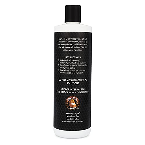 Solución de Propilenglicol Joe Cool para Humidores de Cigarros (Botellas de 16 oz) - Paquete de 2 - imagen 2