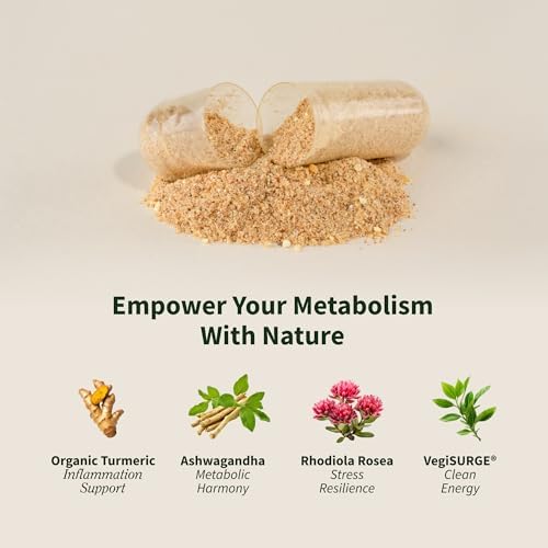 Suplementos Snap Complejo Herbal de Energía y Metabolismo para Fatiga, Alivio del Estrés, Aumento de Energía y Mejor Estado de Ánimo, 60 Cápsulas (30 - imagen 4