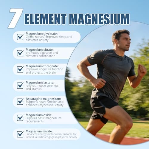 Suplemento Seloura Magnesio 7 Complejo – Apoyo para Músculos y Energía - imagen 4