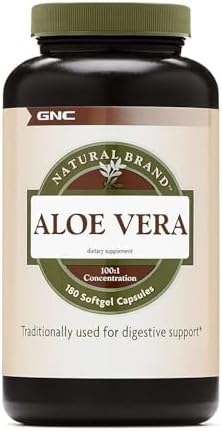 Cápsulas de Gel Suave de Aloe Vera GNC Natural Brand - imagen 1