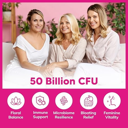 Probioticos aSquared Nutrition para Mujeres - 50 Mil Millones CFU, Apoya la Salud Digestiva, Intestinal, Vaginal y del Tracto Urinario - 60 Cápsulas - imagen 5
