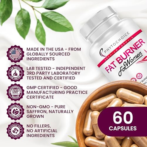 Suplemento Quema Grasa para Mujeres con Cetonas de Frambuesa, Té Verde y Mango Africano – Mejores Pastillas Dietéticas Naturales para Pérdida de - imagen 6