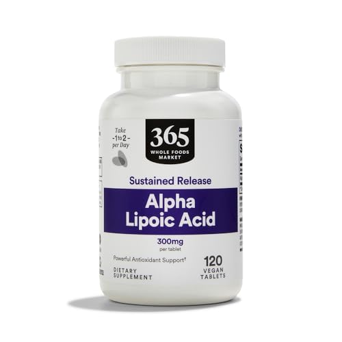 Ácido Alfa Lipoico 300mg de 365 by Whole Foods Market – Liberación Prolongada, 120 Cápsulas - imagen 5