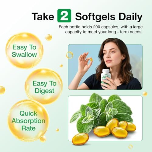 Aceite de Orégano Letollhold con Aceite de Semilla Negra, 400 Cápsulas Blandas Orgánicas, Alto en Carvacrol, Soporte Inmunológico y Antioxidante - imagen 6
