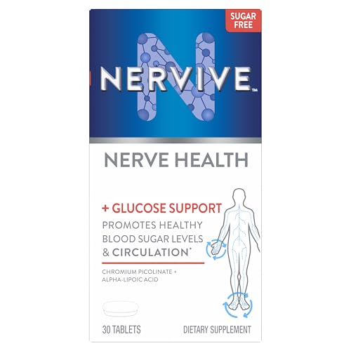 Tabletas Nervive para la Salud Nerviosa y Soporte de Glucosa, Suplemento con Ácido Alfa Lipoico, Cromo Picolinato y Vitaminas B1, B6, B12 - imagen 5