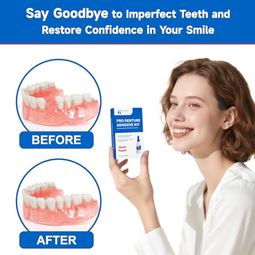 Kit de Adhesivo para Reparación de Dentaduras Dental Lab, 1oz - Pegamento Instantáneo para Reparar Grietas, Rellenar Huecos y Asegurar Dientes - imagen 4