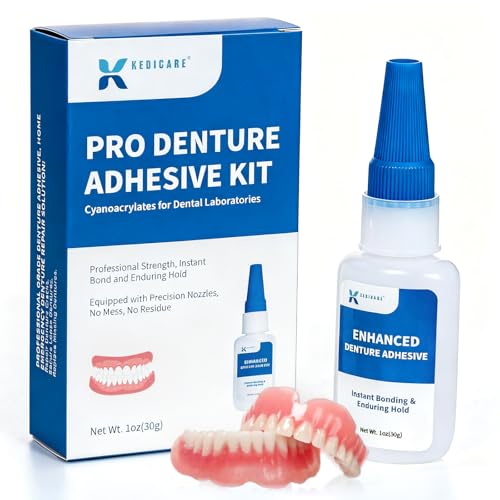 Kit de Adhesivo para Reparación de Dentaduras Dental Lab, 1oz - Pegamento Instantáneo para Reparar Grietas, Rellenar Huecos y Asegurar Dientes - imagen 7