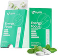 UPLIFE Energía y Enfoque Menta 60 Piezas – Hecho en EE. UU. – 40mg Cafeína Natural + 80mg L-Teanina + Niacina Vitaminas B3 y B12 – Sin Azúcar, Vegano - imagen 1
