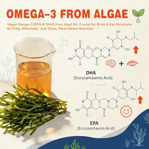 Gomitas ABYSSUS de Colina para Niños (4+) – Suplemento de Colina para Cerebro y Hígado con Omega-3 Algal, B6 y B12, Sin Azúcar, Vegano, 60 Piezas - imagen 3
