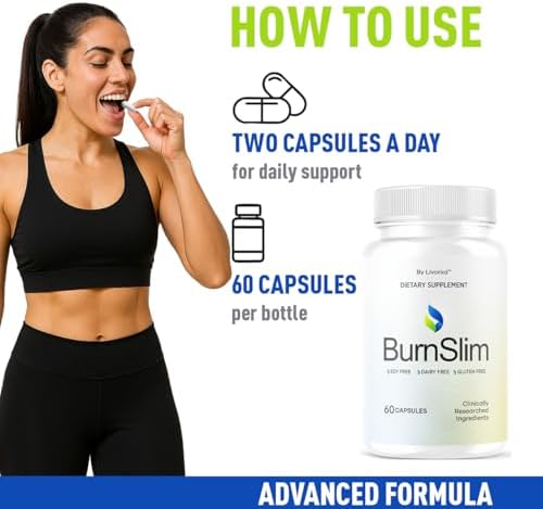Cápsulas Burn Slim - Suplemento Natural para Pérdida de Peso, Fórmula Avanzada, 60 Cápsulas para 1 Mes, Apoyo a la Salud y Bienestar - imagen 4