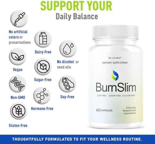 Cápsulas Burn Slim - Suplemento Natural para Pérdida de Peso, Fórmula Avanzada, 60 Cápsulas para 1 Mes, Apoyo a la Salud y Bienestar - imagen 5