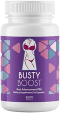 Píldoras Busty Boost para Aumento de Senos - Fórmula Natural con Fenogreco, Palma Enana y Maca. Senos Más Llenos y Firmes en 1-2 Meses - Hecho en EE. - imagen 1