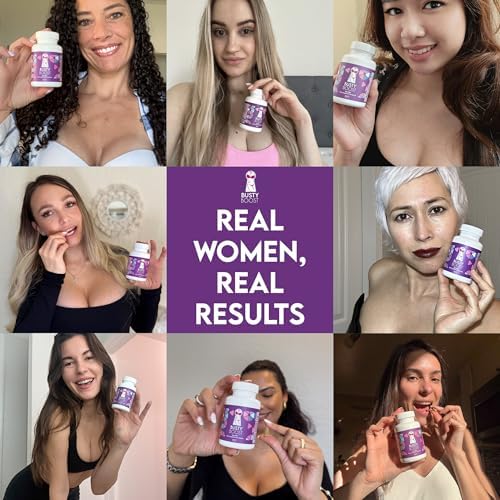 Píldoras Busty Boost para Aumento de Senos - Fórmula Natural con Fenogreco, Palma Enana y Maca. Senos Más Llenos y Firmes en 1-2 Meses - Hecho en EE. - imagen 8