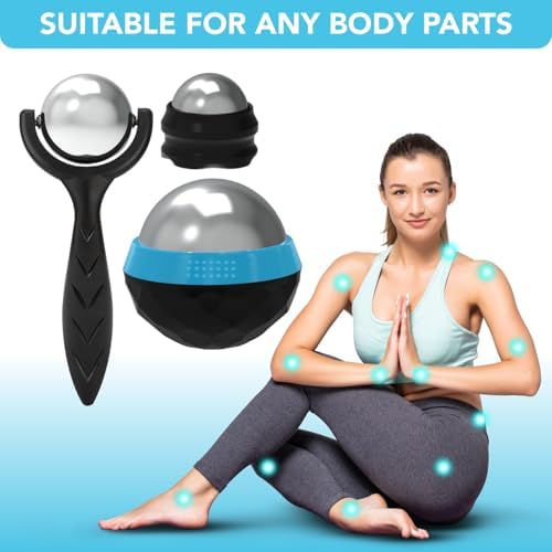Pelotas de Masaje Terapéutico Frías y Calientes – Set de 3 Herramientas para Fisioterapia de Tejido Profundo, Liberación Miofascial y Alivio del - imagen 3