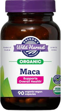 Maca Raíz de Oregon's Wild Harvest | Hecho con Maca Cruda Orgánica y Cápsulas Veganas, 90 Contenidos - imagen 1