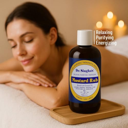 Ungüento de Mostaza Dr. Singha, Original Ayurvédico Relajante, Purificante y Energizante - Hecho en EE. UU., 6 oz - imagen 3