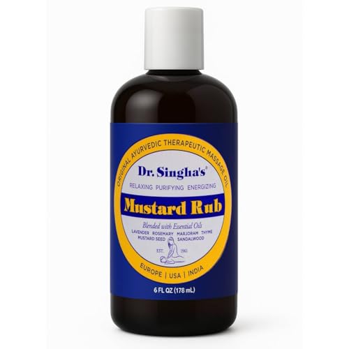 Ungüento de Mostaza Dr. Singha, Original Ayurvédico Relajante, Purificante y Energizante - Hecho en EE. UU., 6 oz - imagen 7