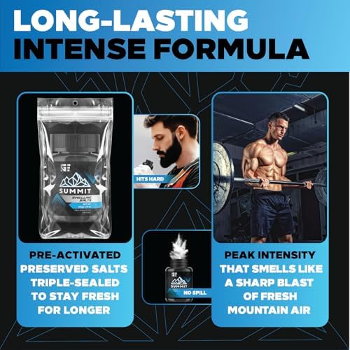 Sales GRYT para Atletas, Larga Duración, Aroma a Menta, Pre-Activadas para Gimnasio, Hockey, Fútbol y Levantamiento de Pesas, Fórmula Premium para - imagen 2