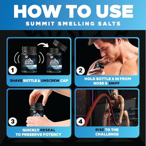 Sales GRYT para Atletas, Larga Duración, Aroma a Menta, Pre-Activadas para Gimnasio, Hockey, Fútbol y Levantamiento de Pesas, Fórmula Premium para - imagen 3