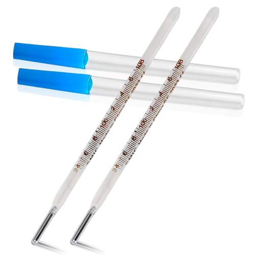 Termómetro Oral para Adultos y Niños 2 Piezas - Termómetro de Vidrio para Temperatura Rectal - Lectura Precisa y Fácil de HARIKA LIFE - imagen 1