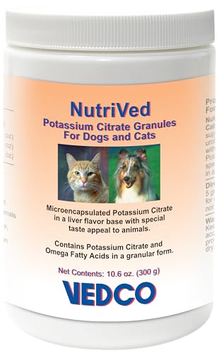 Granulados de Citrato de Potasio Nutrived para Perros y Gatos, 300g - imagen 1