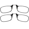 Gafas de lectura Rectangulares ThinOptics, Negras, 44mm + 2.5 - imagen 1