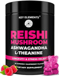 Gomitas de Hongo Reishi Natural con L Teanina y Ashwagandha - Suplementos Potentes para Inmunidad, Alivio del Estrés y Mejora del Sueño - imagen 1