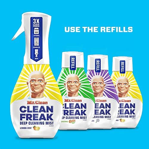 Paquete de Spray Multi-Superficie Mr. Clean Freak Deep Cleaning Mist Lavanda, 1 Iniciador + 1 Recarga - imagen 6