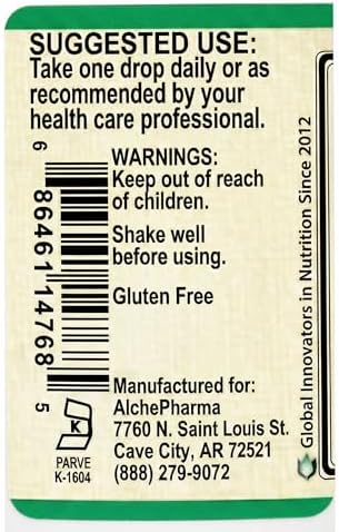 AlchePharma Folato Líquido [667 mcg DFE, 400 mcg de Ácido Folínico] 800 Porciones - imagen 8