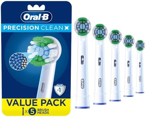 Cabezas de cepillo de repuesto Oral-B PrecisionCleanX con filamentos X, paquete de 5 unidades - imagen 1