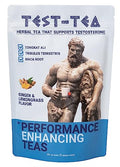 Test-Tea | Té Herbal Aumentador de Testosterona para Hombres | Sabor Jengibre y Hierba Limón | Bolsa de 20 Paquetes | con Tongkat Ali, Tribulus - imagen 1