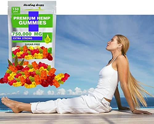 Gomitas de Cáñamo 750,000mg Premium Orgánicas Sin Azúcar, Soporte Natural de Salud, Alta Potencia, Ricas en Vitaminas B, E, C, D y Omega 3 6 9 - imagen 3