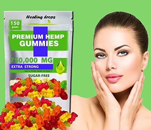 Gomitas de Cáñamo 750,000mg Premium Orgánicas Sin Azúcar, Soporte Natural de Salud, Alta Potencia, Ricas en Vitaminas B, E, C, D y Omega 3 6 9 - imagen 4