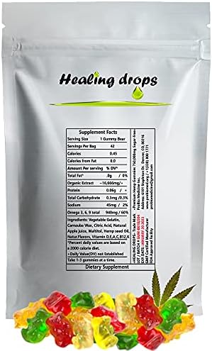Gomitas de Cáñamo 750,000mg Premium Orgánicas Sin Azúcar, Soporte Natural de Salud, Alta Potencia, Ricas en Vitaminas B, E, C, D y Omega 3 6 9 - imagen 5